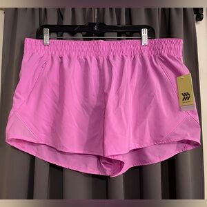 All In Motion Run Shorts in Purple